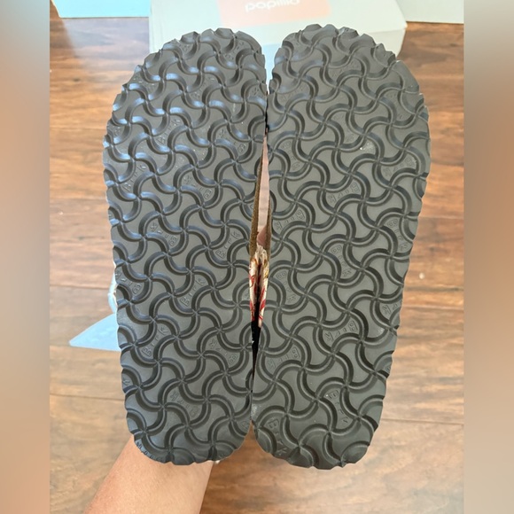 NWT Papillio Curaçao III Red and Beige Flower Sandals-Size 41 euro, US 10 - Picture 7 of 7